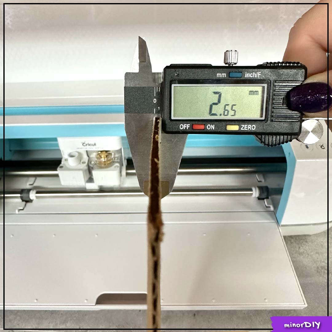 Cutting corrugated Cardboard with the Cricut Maker Knife Blade » minorDIY