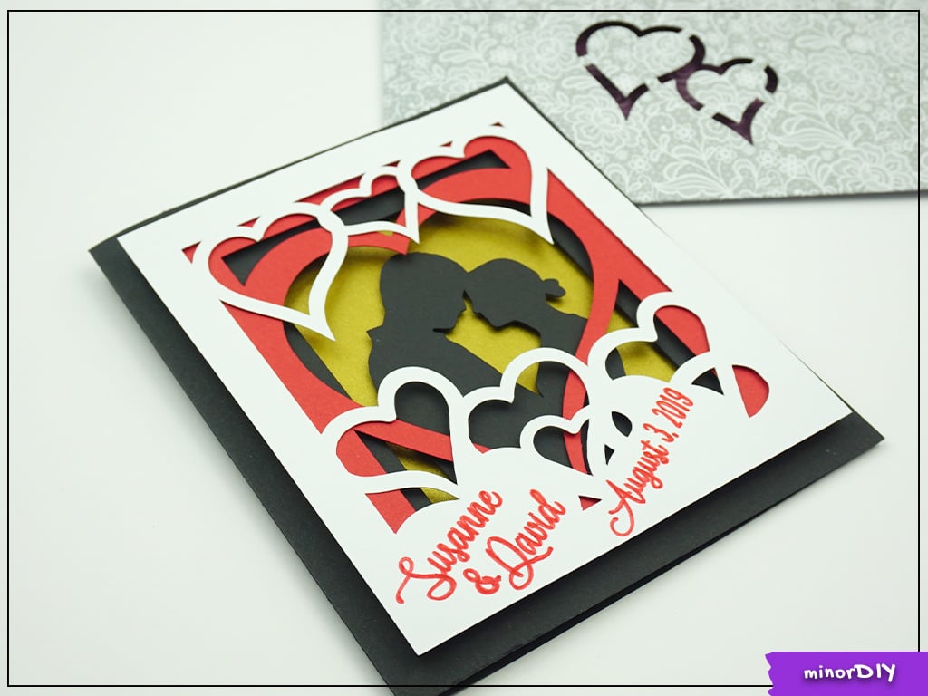 Heart Frame - Happy Anniversary Card