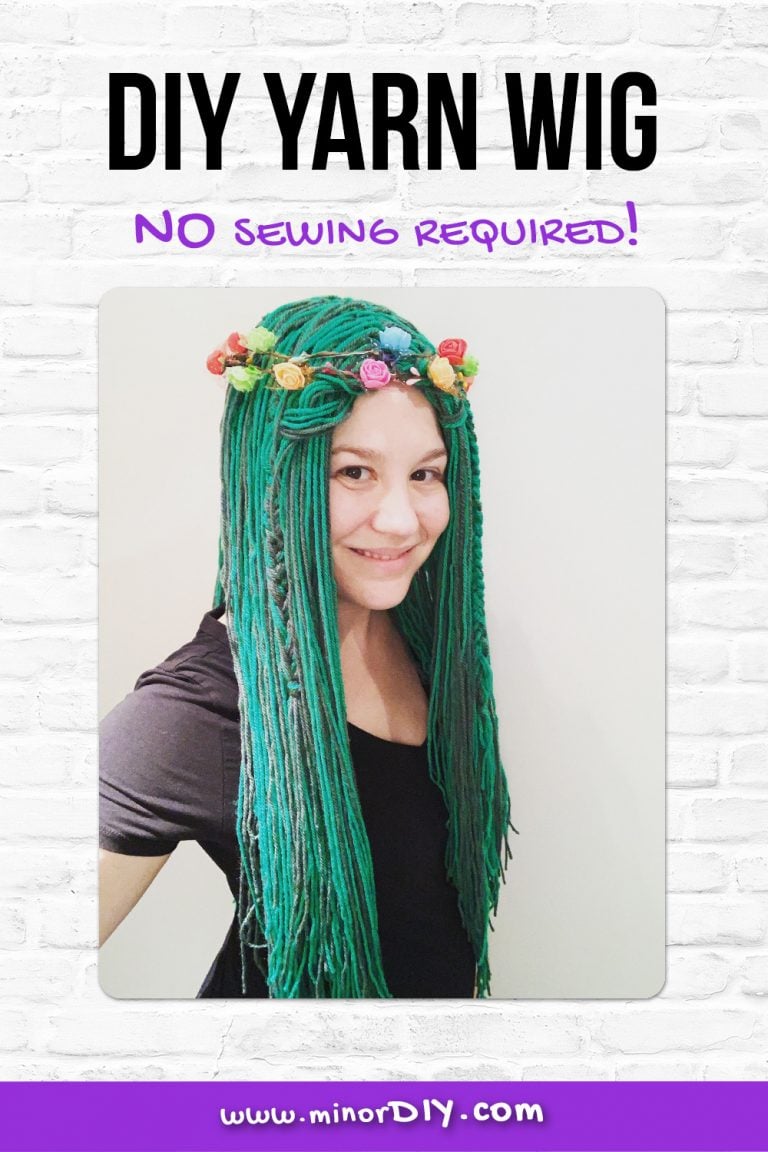 How to make a yarn wig » minorDIY
